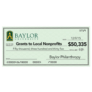 Photo of Grants to Local Nonprofits check